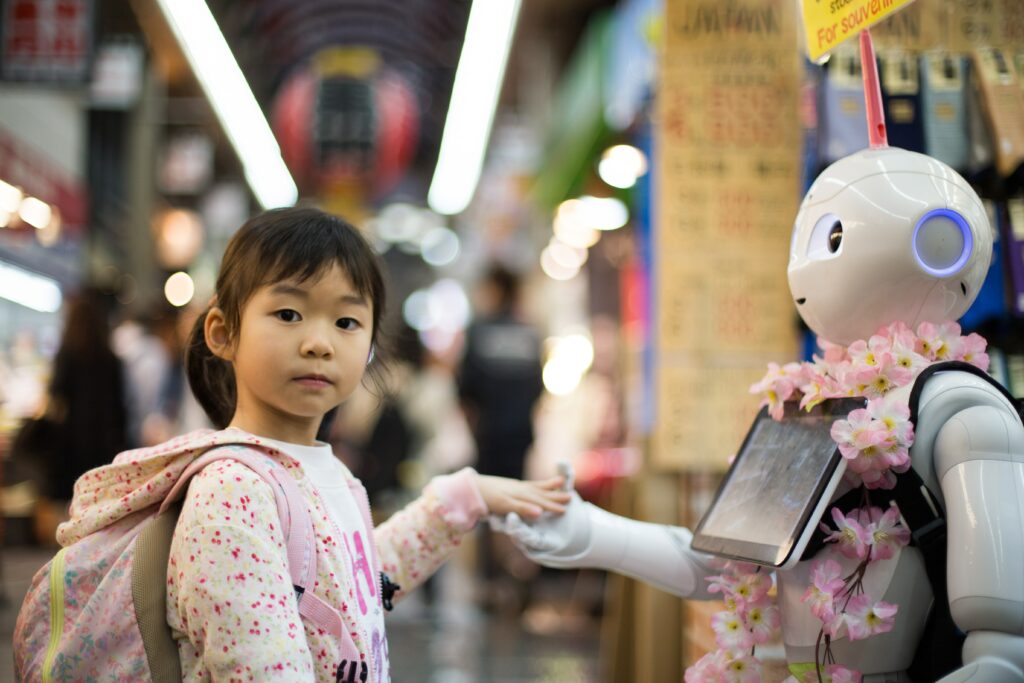 IA et humains main dans la main